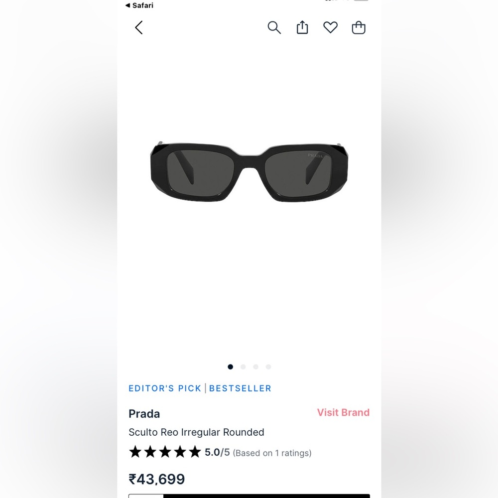Rectangular sunglasses - Picture 2 of 7